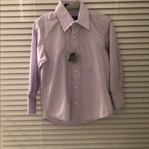 Xmi toddler boys purple dressing shirt